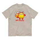 「ゆぅちゃんゴーちゃん」のグッズSHOPのゆぅ＆ゴーよこ並び（ロゴ赤） Organic Cotton T-Shirt