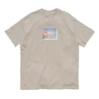 粉末の秋空 オーガニックコットンTシャツ