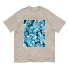 Teal Blue Coffeeのhide-and-seek Organic Cotton T-Shirt