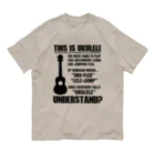 Bootleg BustersのUKULELE オーガニックコットンTシャツ