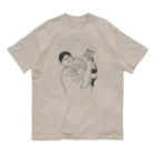 小鳥と映画館の抱っこが嫌いな猫 (もしくは僕の事が…) Organic Cotton T-Shirt