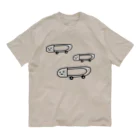 ハナイロの安全運転で行かさせていただきます。安全ピンです。 Organic Cotton T-Shirt