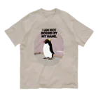 planetNITの跳ばないイワトビペンギン Organic Cotton T-Shirt