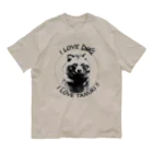 有限会社サイエンスファクトリーのI LOVE TANUKI !! Organic Cotton T-Shirt