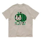 TOSHINORI-MORIのグリと小鳥（グリーン） オーガニックコットンTシャツ