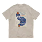 YS VINTAGE WORKSのチェコ　ガラねこ 1972 オーガニックコットンTシャツ