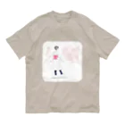 yuufのsakura girl オーガニックコットンTシャツ