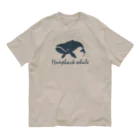 Atelier Pomme verte のHumpback whale22 オーガニックコットンTシャツ