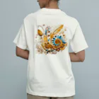 Connect Happiness DesignのGolden  Leaves Organic Cotton T-Shirt