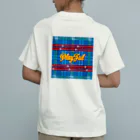 PLAYFULの琉球絣 オーガニックコットンTシャツ