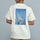 niwakungfuのsakura オーガニックコットンTシャツ