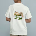 KAMAP ＆ Ricaの【KAMAP】枝豆とハムスター兄弟 オーガニックコットンTシャツ