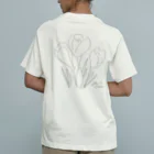 365日の誕生花の1月3日_Crocus Organic Cotton T-Shirt