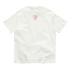 zizi no ie のこぎんのりんご（９RED） オーガニックコットンTシャツ