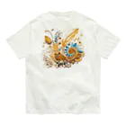 Connect Happiness DesignのGolden  Leaves Organic Cotton T-Shirt