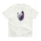 akane_art（茜音工房）のベジタブルT（ナス） Organic Cotton T-Shirt