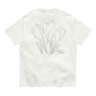 365日の誕生花の1月3日_Crocus Organic Cotton T-Shirt