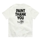 Paint ThankyouのPaint Thankyou オーガニックコットンTシャツ