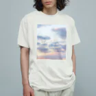 ゆにねこ惑星のପ天使の夏休みଓ夕暮れ旅行(枠なし) Organic Cotton T-Shirt