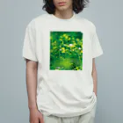akane_art（茜音工房）の癒しの風景（クローバー） オーガニックコットンTシャツ