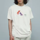 ari designの金魚づくし一ものがたり（シンプルバージョン） Organic Cotton T-Shirt