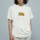 ISESTYLEのFRESH VEGETABLES 2 オーガニックコットンTシャツ