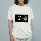 ysmerketの愛猫との絆、特別な愛猫グッズ オーガニックコットンTシャツ