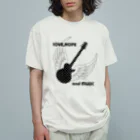 CHERRY VANILLAのDOT GUITAR（wing A） オーガニックコットンTシャツ