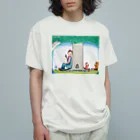 「アートとメルヘンと創作の森デザイングッズ」のアートとメルヘンと創作の森　ファンタジー物語　ピピのつばさ オーガニックコットンTシャツ