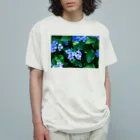 akane_art（茜音工房）の癒しの風景（アジサイ） オーガニックコットンTシャツ