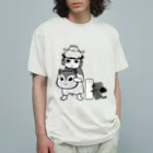 にゃはは♪屋の＊コラボ＊あれっ？クスッ（カレゴ版）からお帰りばーじょん・改・全員“スター” Organic Cotton T-Shirt