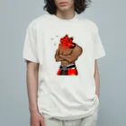 くちばし牛乳のべこタウロス Organic Cotton T-Shirt