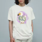 akane_art（茜音工房）のいきものイラスト（ドードー） オーガニックコットンTシャツ