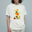 いろあそびのこころ、舞い上がる Organic Cotton T-Shirt