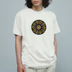 始季彩＠suzuriのオレンジシャーベット-丸ver. Organic Cotton T-Shirt