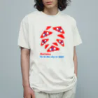 キッズモード某の赤いカイト オーガニックコットンTシャツ