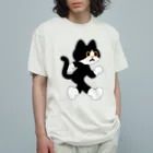 嶌星堂の飛び出し坊や猫 Organic Cotton T-Shirt