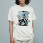 オミナエシの魚とパール Organic Cotton T-Shirt