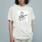 rainbow guitar girlのrainbow guitar girl  オーガニックコットンTシャツ