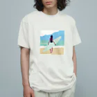 mirage bj (ミラージュビージェイ)のsurf girl オーガニックコットンTシャツ