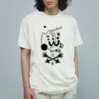 ERIKOERIN ART SHOPのLC314W海図ー黒夜DRAWー Organic Cotton T-Shirt