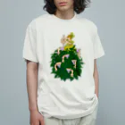 くらはしれいの紫陽花 オーガニックコットンTシャツ