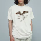 MUSEUM LAB SHOP MITのミサゴ飛翔 オーガニックコットンTシャツ