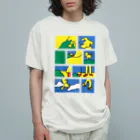 M-kuwaharaのDog オーガニックコットンTシャツ