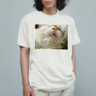 おもちくんの寝顔おもちくん Organic Cotton T-Shirt