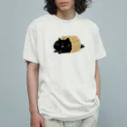 けちゃっぷごはんのお店の紙袋から猫 オーガニックコットンTシャツ