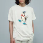 SHOP GOHAN♂のおいらアオアシカツオドリ！ Organic Cotton T-Shirt