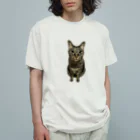 れんこんくんとルイボスティーのシンプル蓮くん オーガニックコットンTシャツ