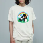 Kotetsu diary(SUZURI店)のシェルティ×ピアノ オーガニックコットンTシャツ