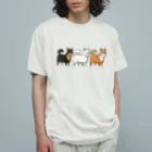 花池すずショップの3匹のイッヌさま オーガニックコットンTシャツ